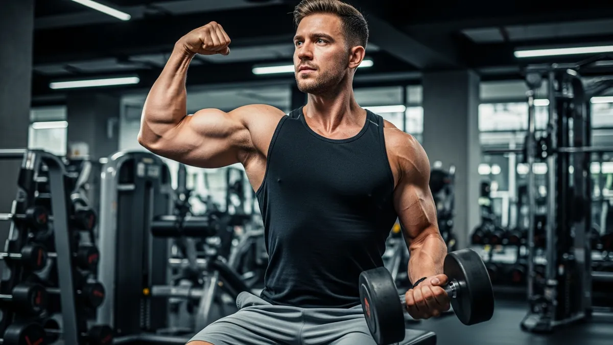 Biceps Egzersizleri: En Etkili Hareketler ve Antrenman Rehberi - Antrenman rehberi ve bilgilendirici görsel. Gokalaf fitness blogu.