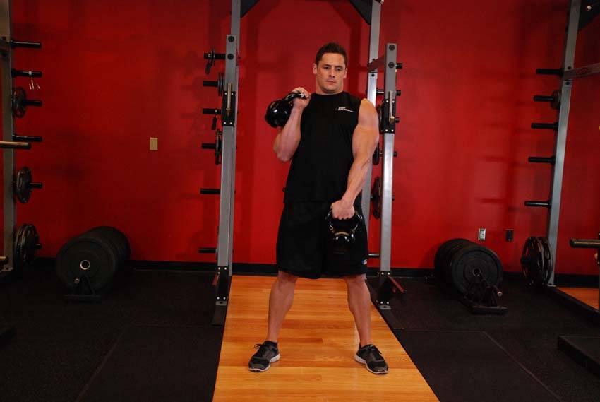 Alternating Hang Clean - Bitiş Pozisyonu