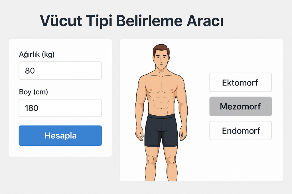 vücut tipi belirleme